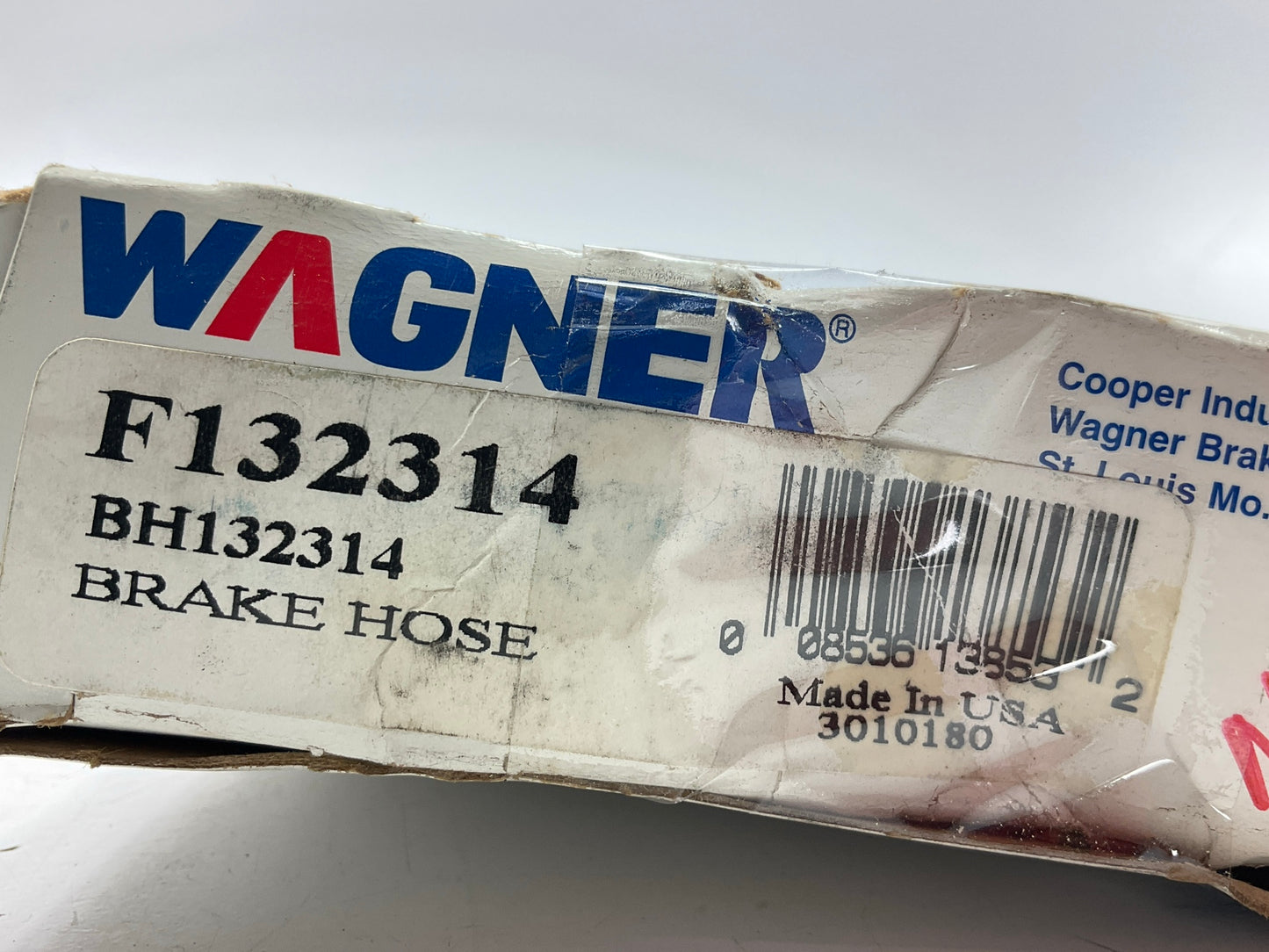 Wagner F132314 Rear Hydraulic Brake Hose