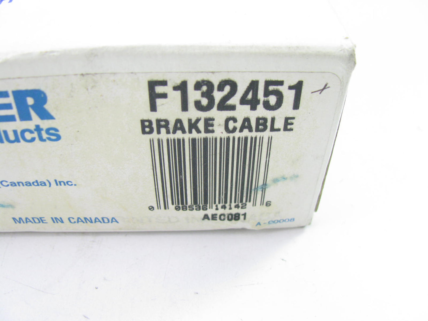 Wagner F132451 INTERMEDIATE Parking Brake Cable 92-94 E-250 E-350 Econoline