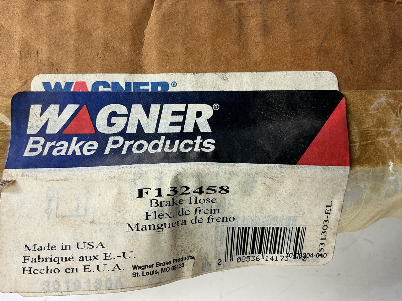 Wagner F132458 Rear Right Outer Brake Hydraulic Hose For 1988-1991 Ford F-350
