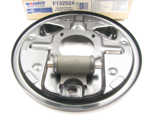 Wagner F132524 Rear Drum Brake Wheel Cylinder & Backing Plate For GM 8-1/2''