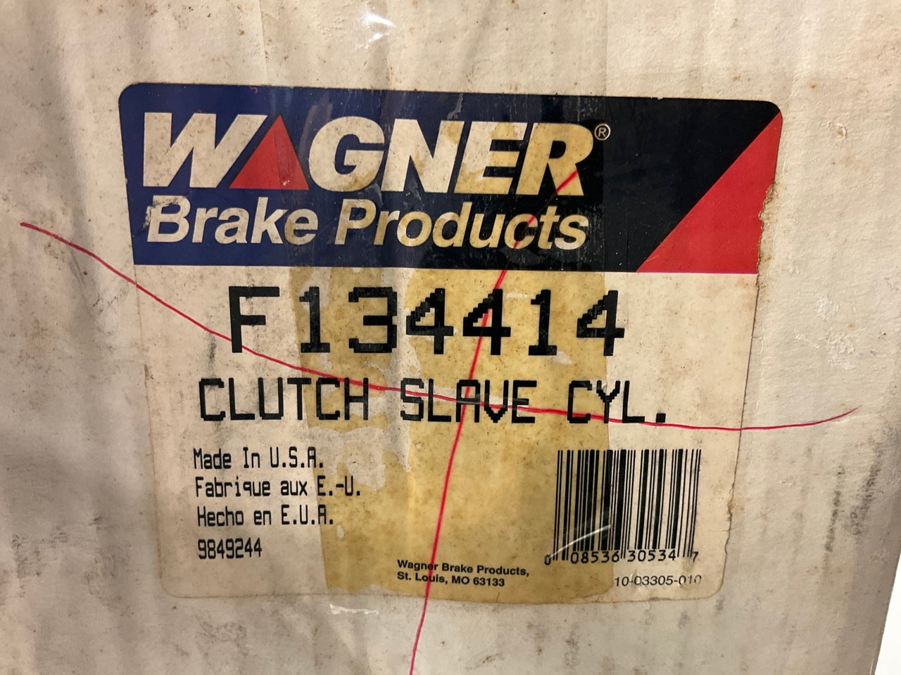 Wagner F134414 Clutch Slave Cylinder For 1989-1990 Cherokee, Wagoneer, Comanche