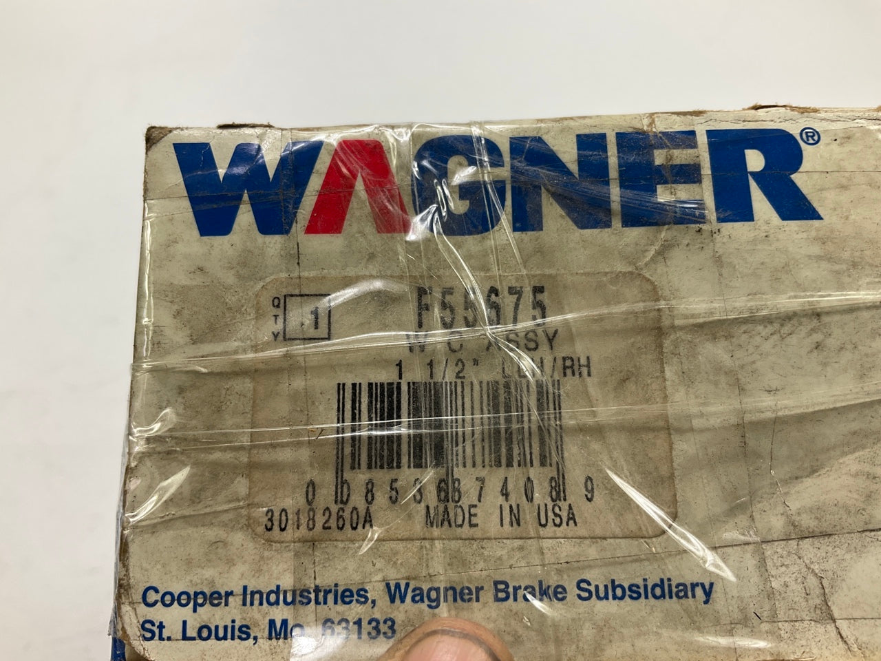 Wagner F55675 Rear Drum Brake Wheel Cylinder - 1-1/2'' Bore, 7/16''-20 Inlet