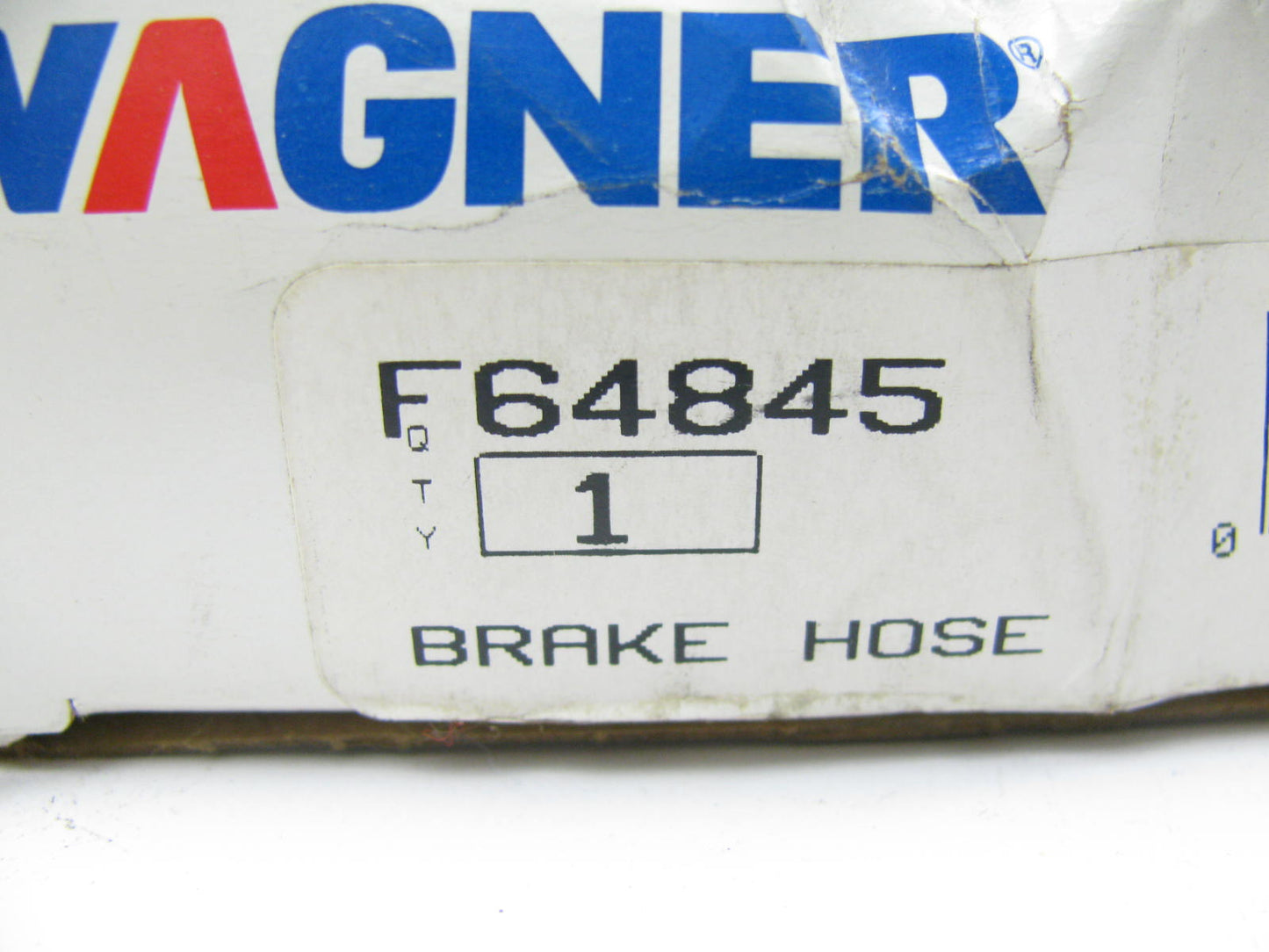 Wagner F64845 Front Brake Hydraulic Hose - 1967-1970 Mustang Cougar FRONT DRUM