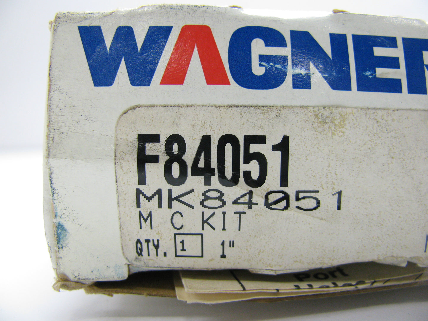 Wagner F84051 Brake Master Cylinder Repair Kit - 1 Bore - W/ Manual Brakes