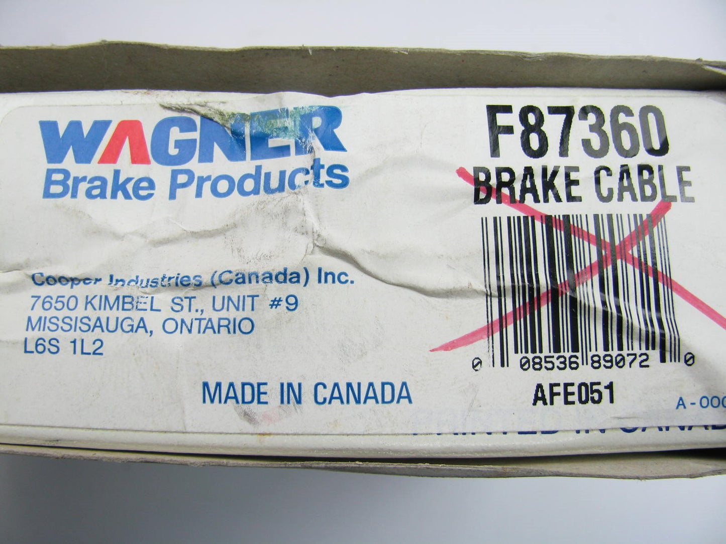 Wagner F87360 Intermediate Parking Brake Cable