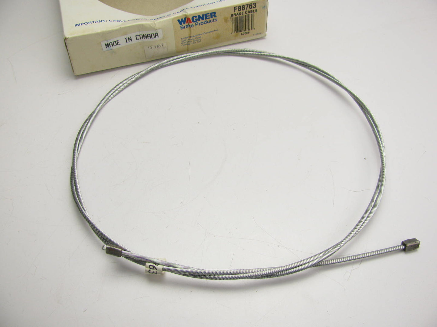 Wagner F88763 Intermediate Parking Brake Cable