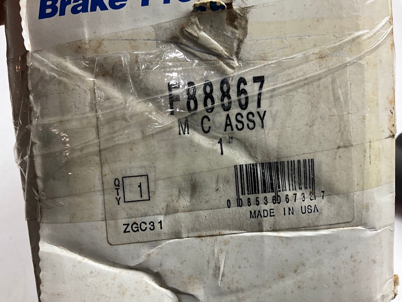 Wagner F88867 Brake Master Cylinder - Casting # FE-1099