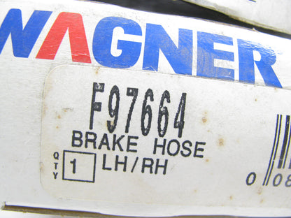 SET OF 2 - Wagner F97664 Brake Hydraulic Hose - FRONT