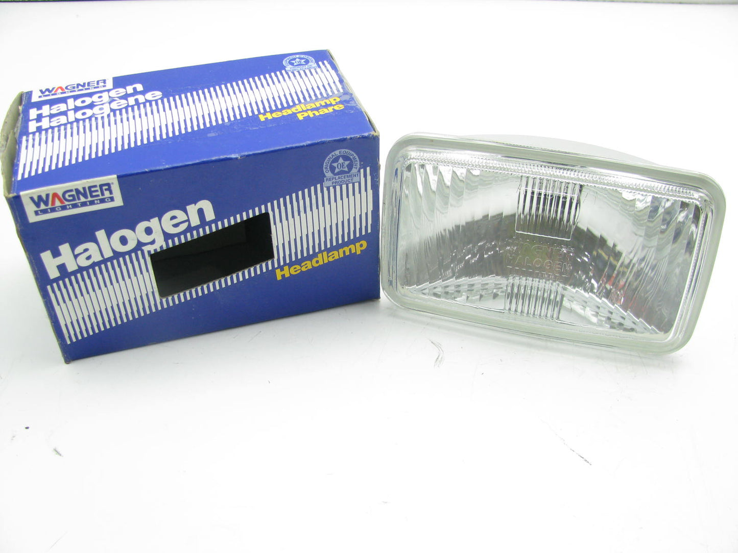 Wagner H9420 Rectangular Halogen Sealed Beam Lamp Light Bulb 12.8V 50W