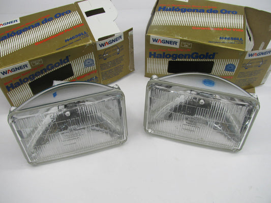 (2) Wagner H4656LL Long Life Sealed Beam Headlamp Headlight Light Lamp Bulb
