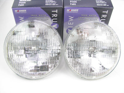 (2) Wagner H6024TV Truview Sealed Beam Headlamp Bulb - PAR56 7'' 12V 60/35 Watt