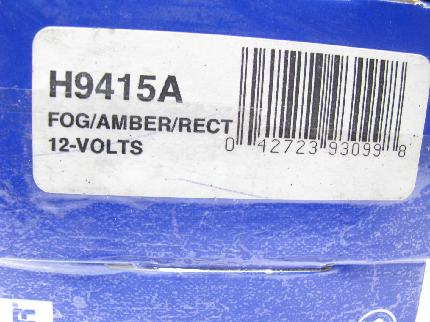 (x2) Wagner H9415A Amber Fog  Light Bulb Rectangle 92mm X 150mm