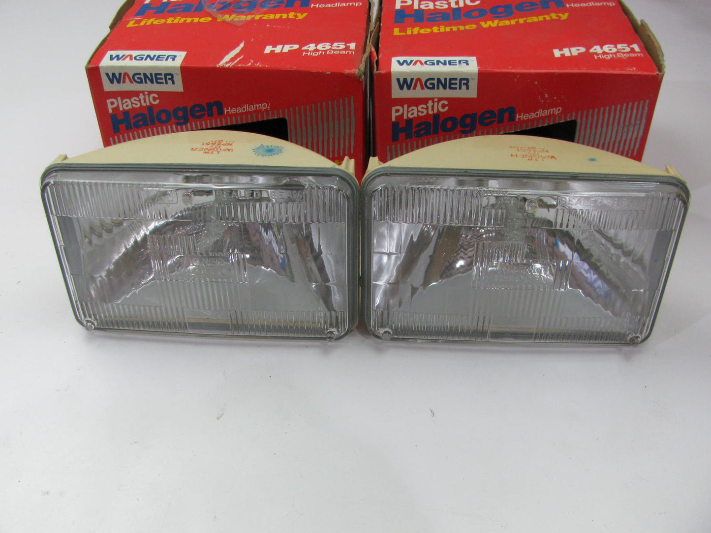 (2) Wagner HP4651 High Beam Sealed Headlight Headlamp Bulb