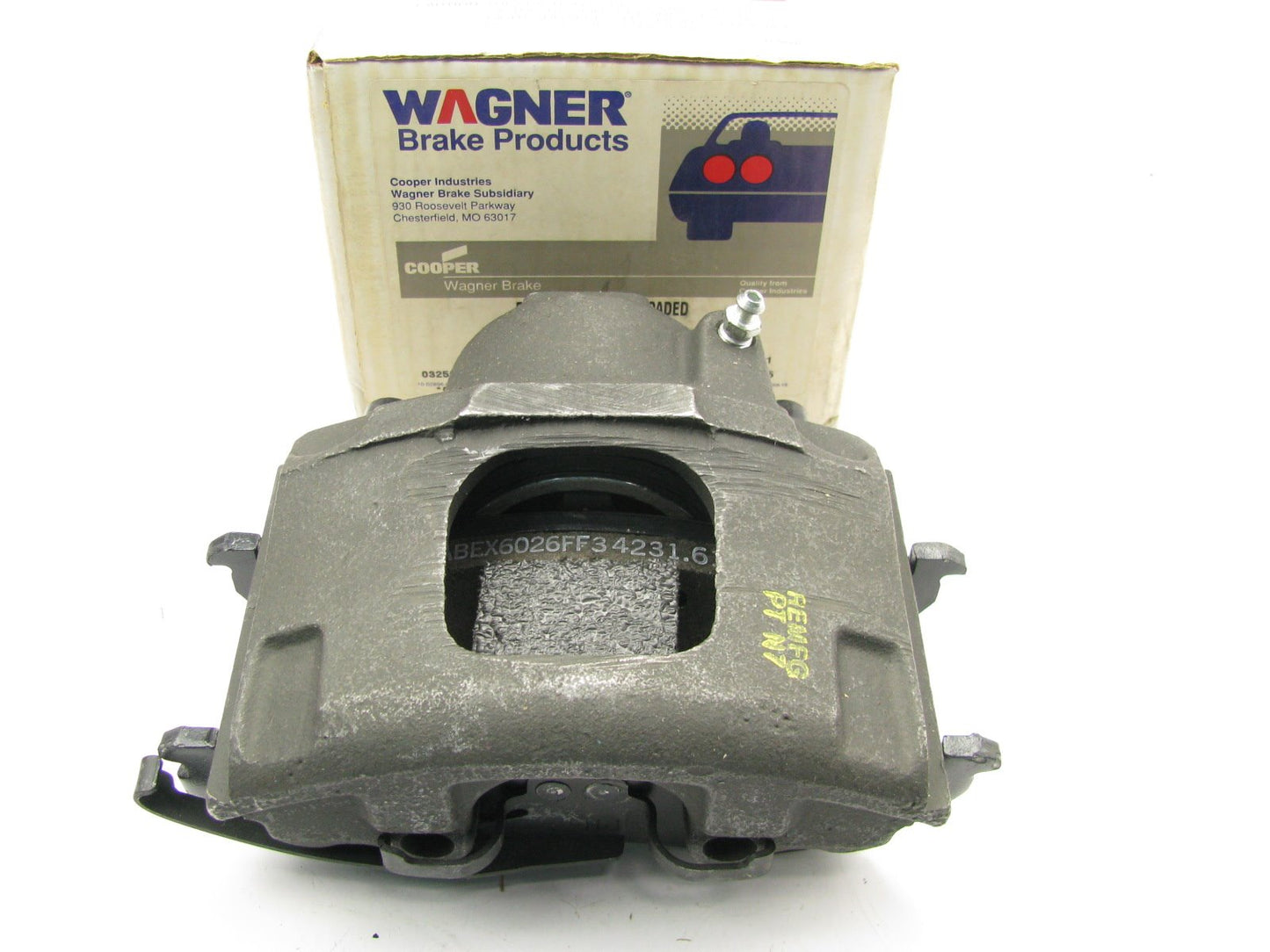 REMAN Wagner Loaded Disc Brake Caliper Front Left 89-92 Thunderbird, Cougar