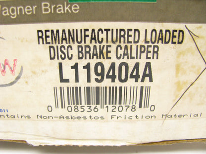 REMAN Wagner L119404A Front Left Brake Caliper With Pads For 1989-1998 240SX