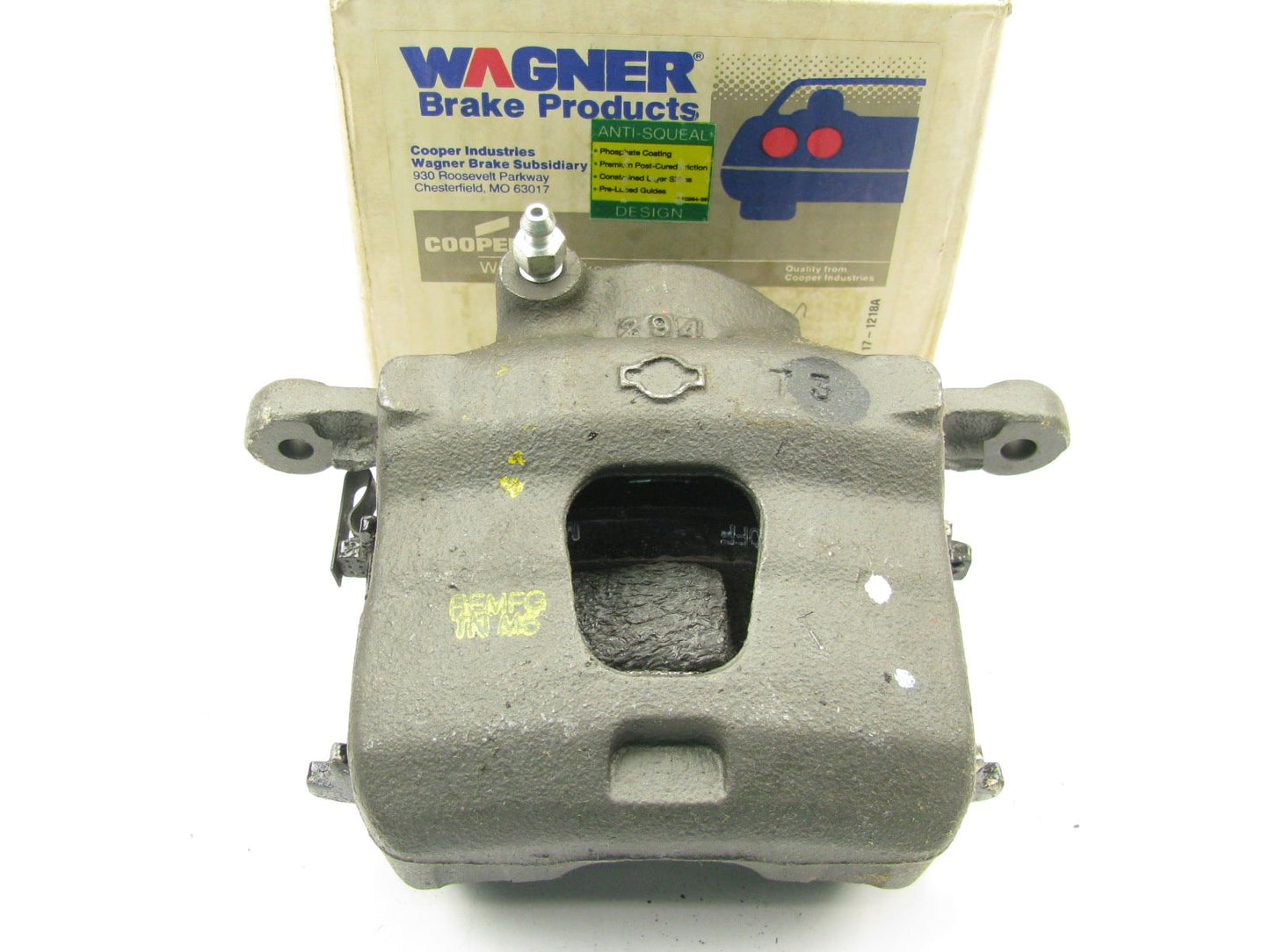 REMAN Wagner L119405A Loaded Disc Brake Caliper - Front Right