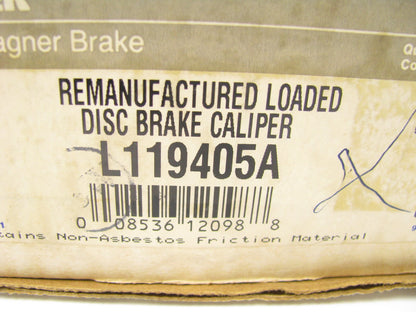 REMAN Wagner L119405A Loaded Disc Brake Caliper - Front Right