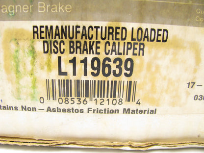 REMAN Wagner L119639 Disc Brake Caliper Front Right For 1989-1994 Nissan 240SX