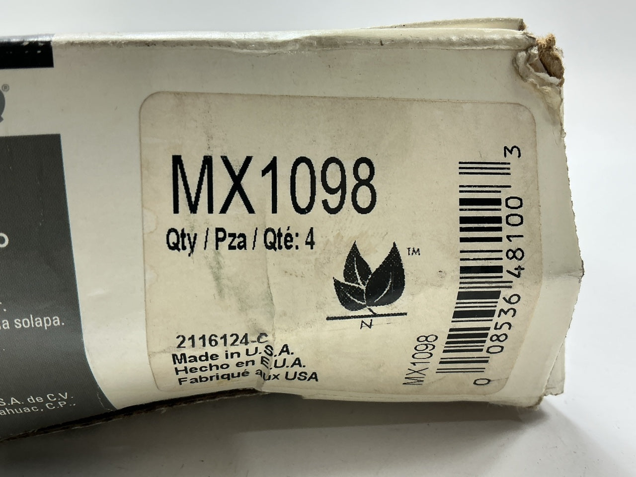 Wagner MX1098 Front Semi-Metallic Disc Brake Pads