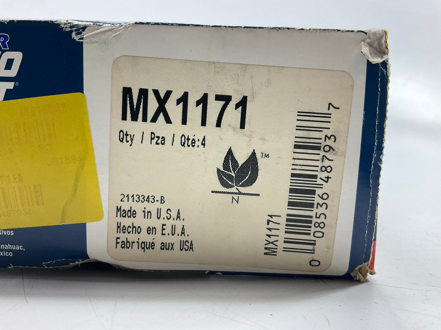 MISSING HARDWARE - Wagner MX1171 Rear Disc Brake Pads