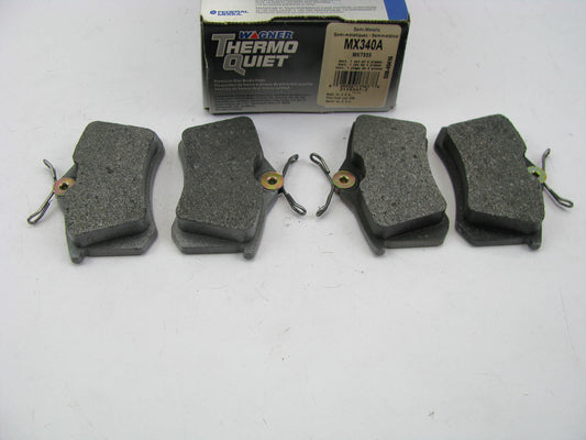 Wagner MX340A Rear Disc Brake Pad Set - Semi-Metallic