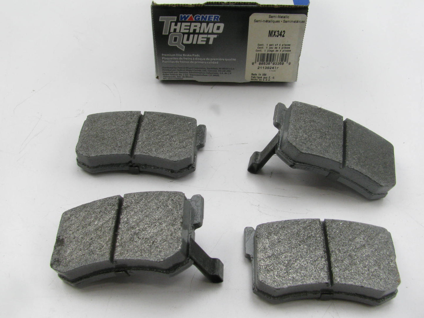 Wagner MX342 ThermoQuiet Rear Disc Brake Pads - 1986-1988 Acura Legend