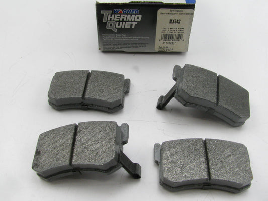 Wagner MX342 ThermoQuiet Rear Disc Brake Pads - 1986-1988 Acura Legend