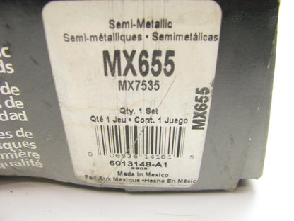 Wagner MX655 Front Disc Brake Set - Semi-Metallic