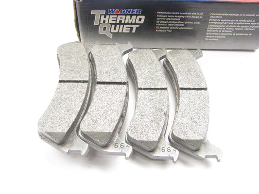 Wagner MX667A Rear Disc Brake Pad Set Replaces: MKD667 SGD667AM PGD667AM