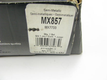 Wagner MX857 Front Disc Brake Set - Semi-Metallic