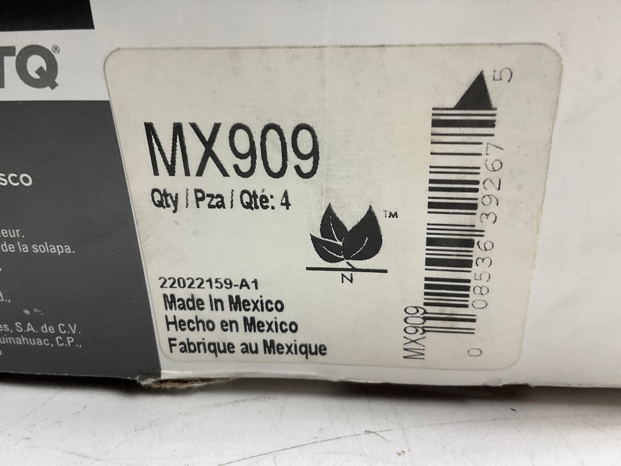 Wagner MX909 Thermo-Quiet Semi-Metallic Disc Brake Pad Set - Rear