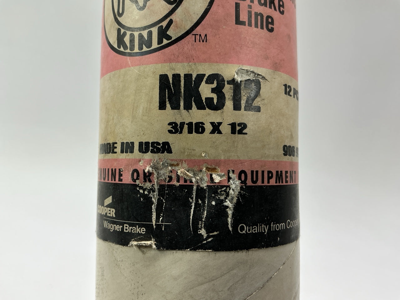 (12) Wagner NK312 Hydraulic Brake Line 3/16'' X 12''