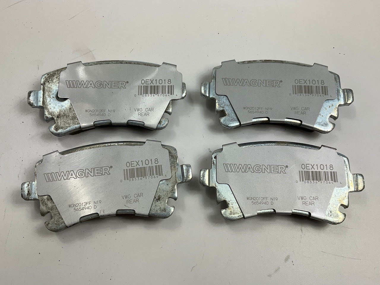 Wagner OEX1018 Rear Ceramic Disc Brake Pads