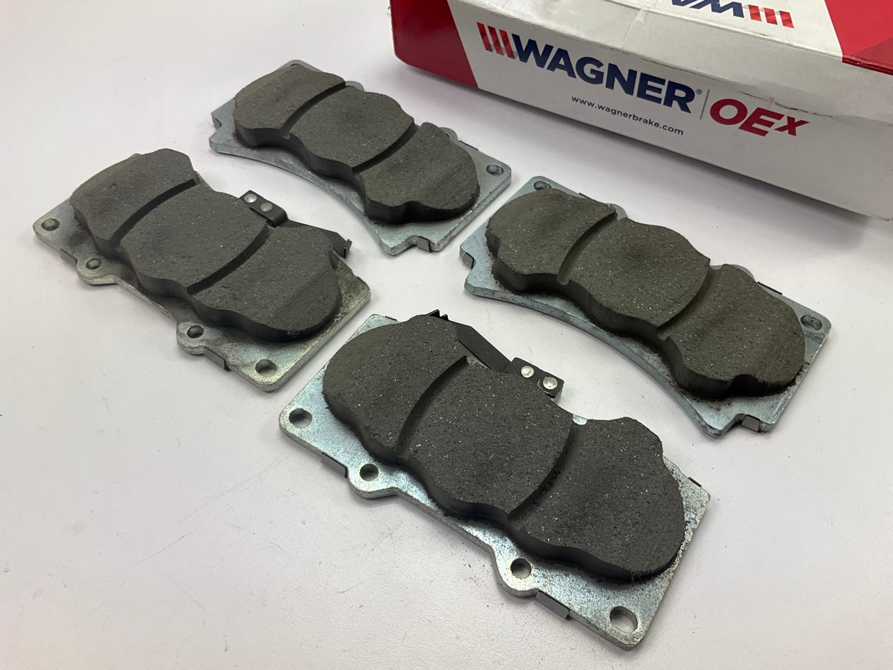 Wagner OEX1119 Front Brake Pads, CERAMIC, Made In USA