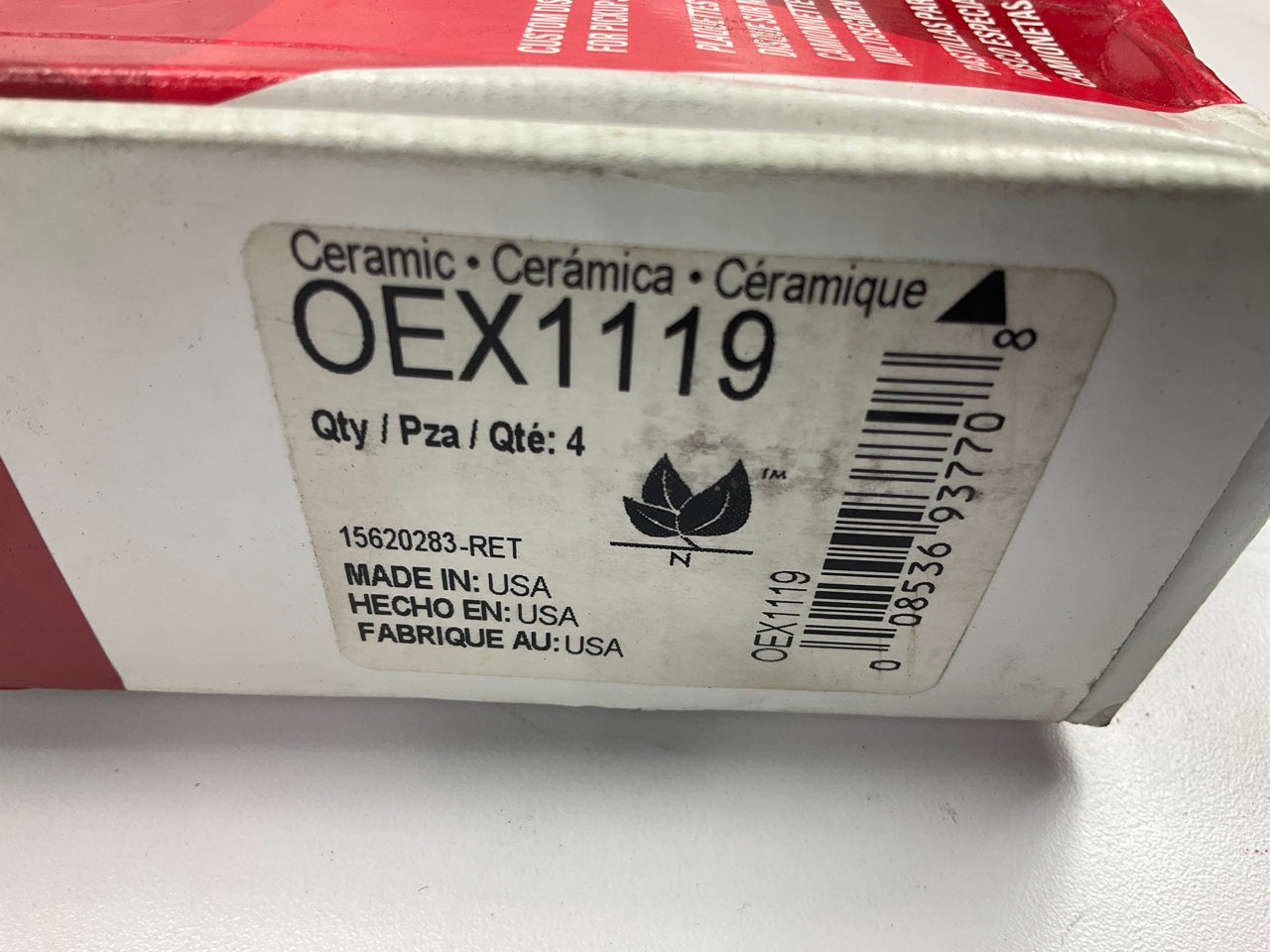 Wagner OEX1119 Front Brake Pads, CERAMIC, Made In USA