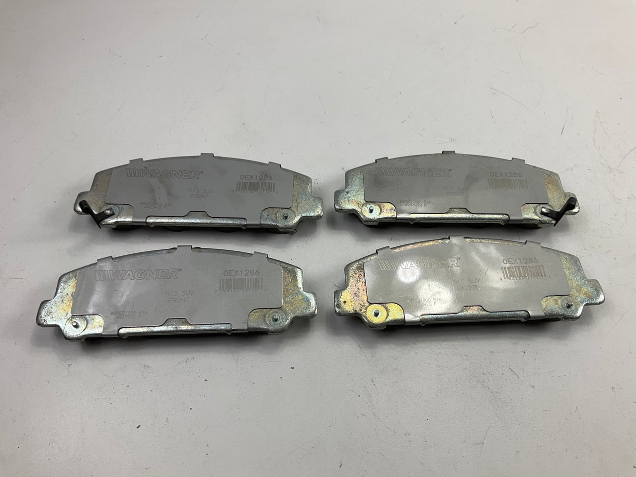 Wagner OEX1286 Front Brake Pads - MISSING HARDWARE