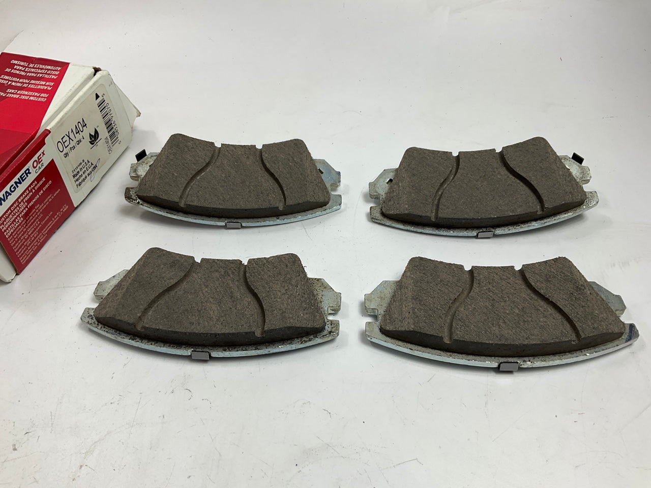 MISSING HARDWARE - Wagner OEX1404 Front Ceramic Disc Brake Pads