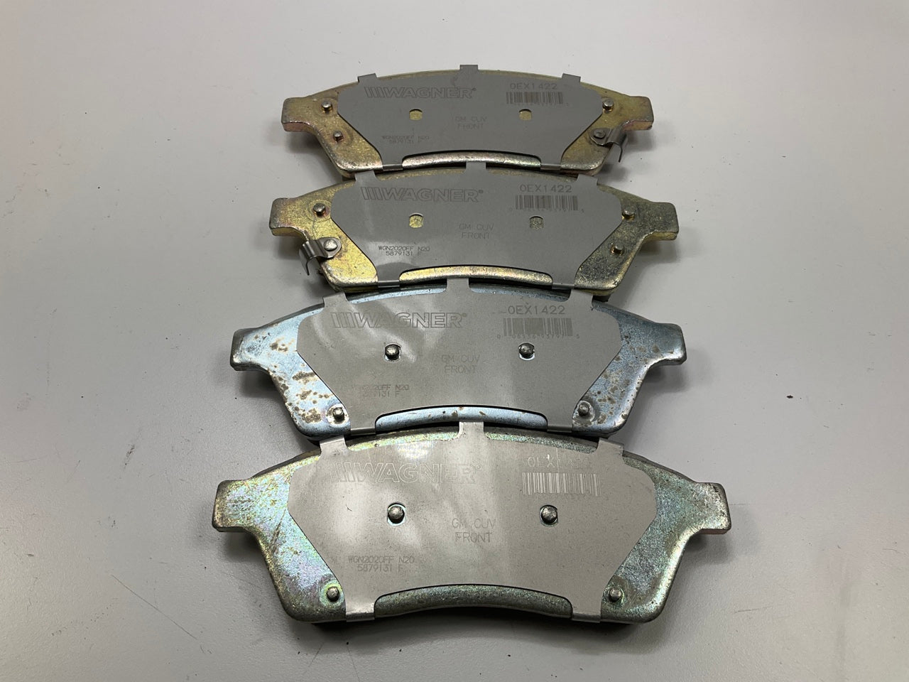NO HARDWARE - Wagner OEX1422 Front Disc Brake Pads