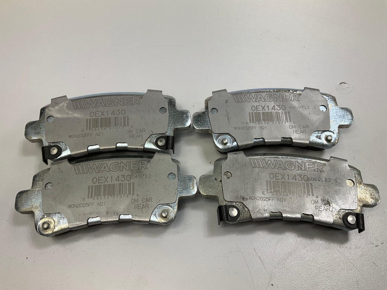 NO HARDWARE - Wagner OEX1430 Rear Ceramic Disc Brake Pads