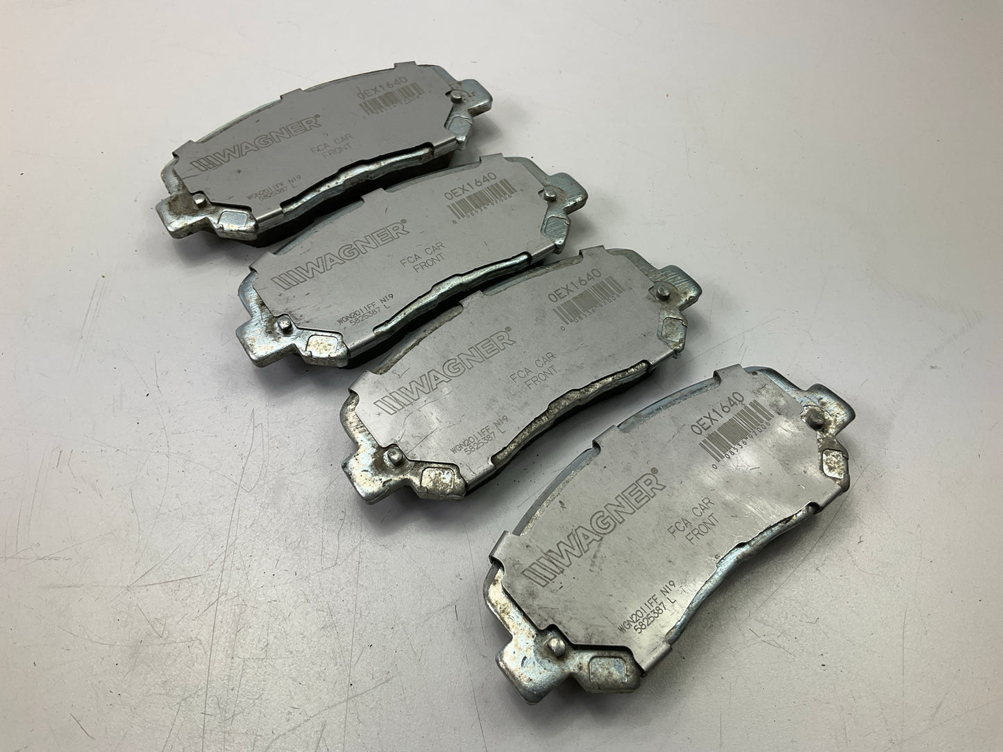 NO HARDWARE - Wagner OEX1640 Front Brake Pads