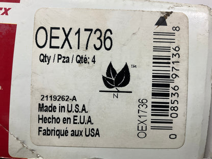 NO HARDWARE - Wagner OEX1736 Front Brake Pads
