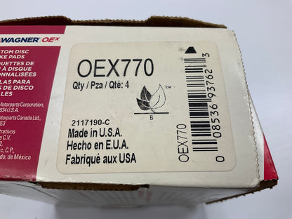 Wagner OEX770 Rear Disc Brake Pads