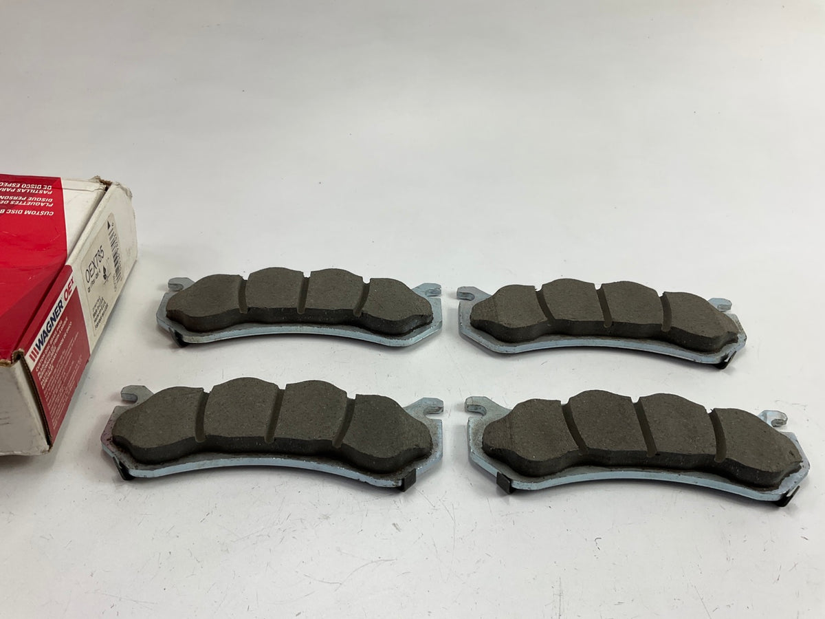 MISSING CLIPS Wagner OEX785 Disc Brake Pad Set