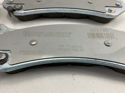 MISSING CLIPS Wagner OEX785 Disc Brake Pad Set