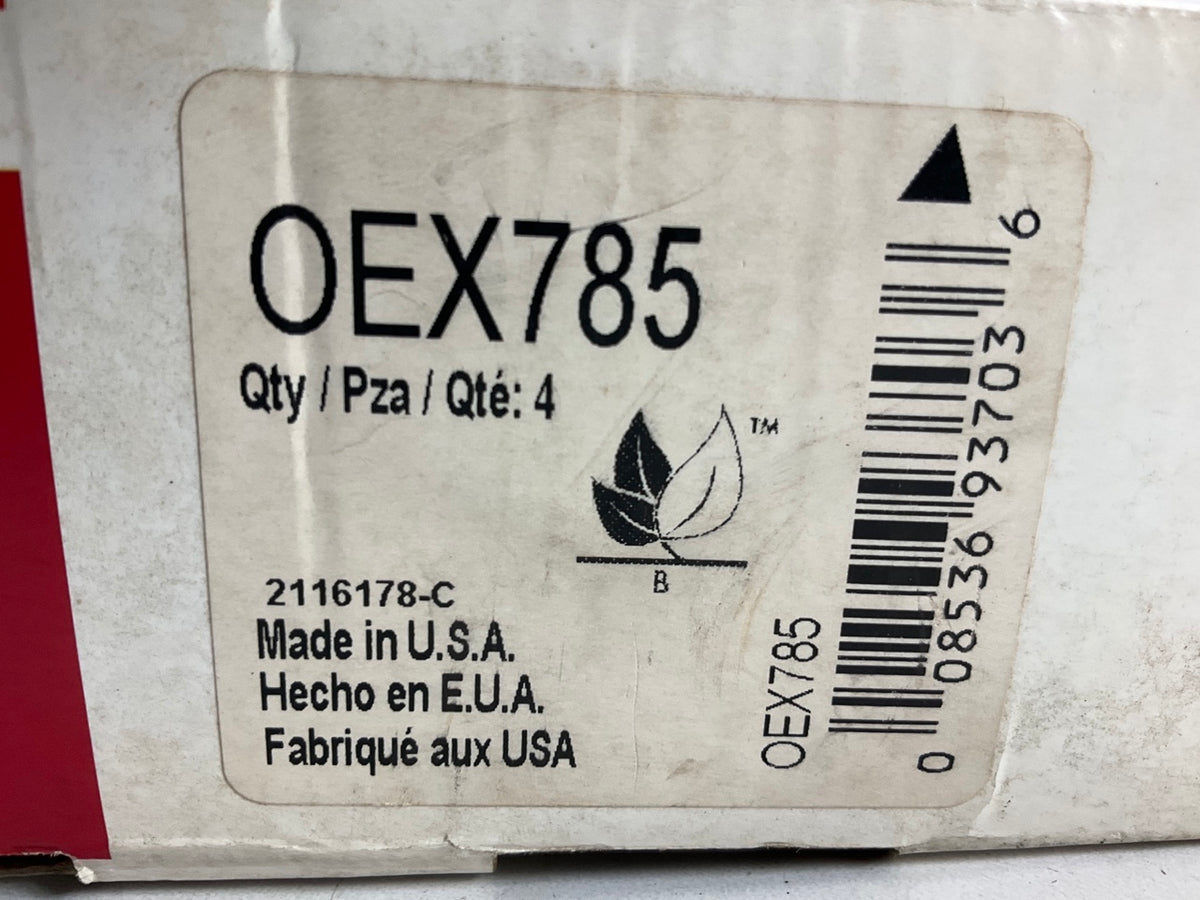 MISSING CLIPS Wagner OEX785 Disc Brake Pad Set