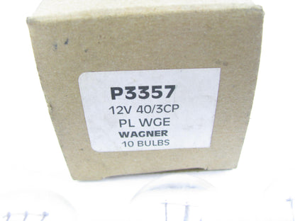 (10) Wagner P3357 Minature Brake Lamp Light Bulb - 3357