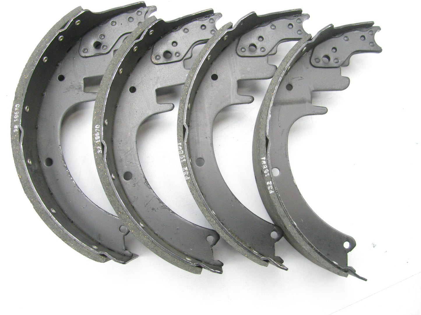 Wagner PAB418R Rear Drum Brake Shoes - 13'' X 3.5''