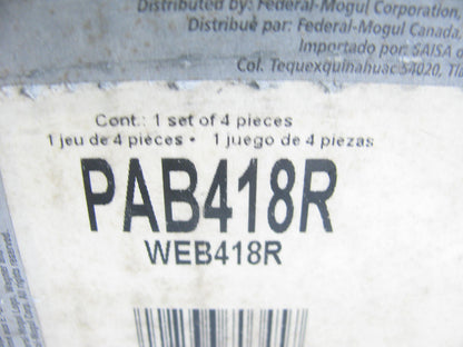 Wagner PAB418R Rear Drum Brake Shoes - 13'' X 3.5''