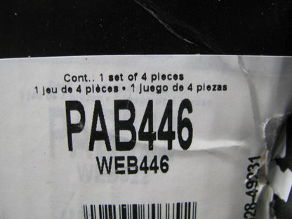 Wagner PAB446 ThermoQuiet Drum Brake Shoes (Rear Brake Shoes)