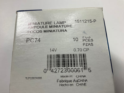 (9) Wagner PC74 Instrument Panel Bulb - Printed Circuit T-1 3/4